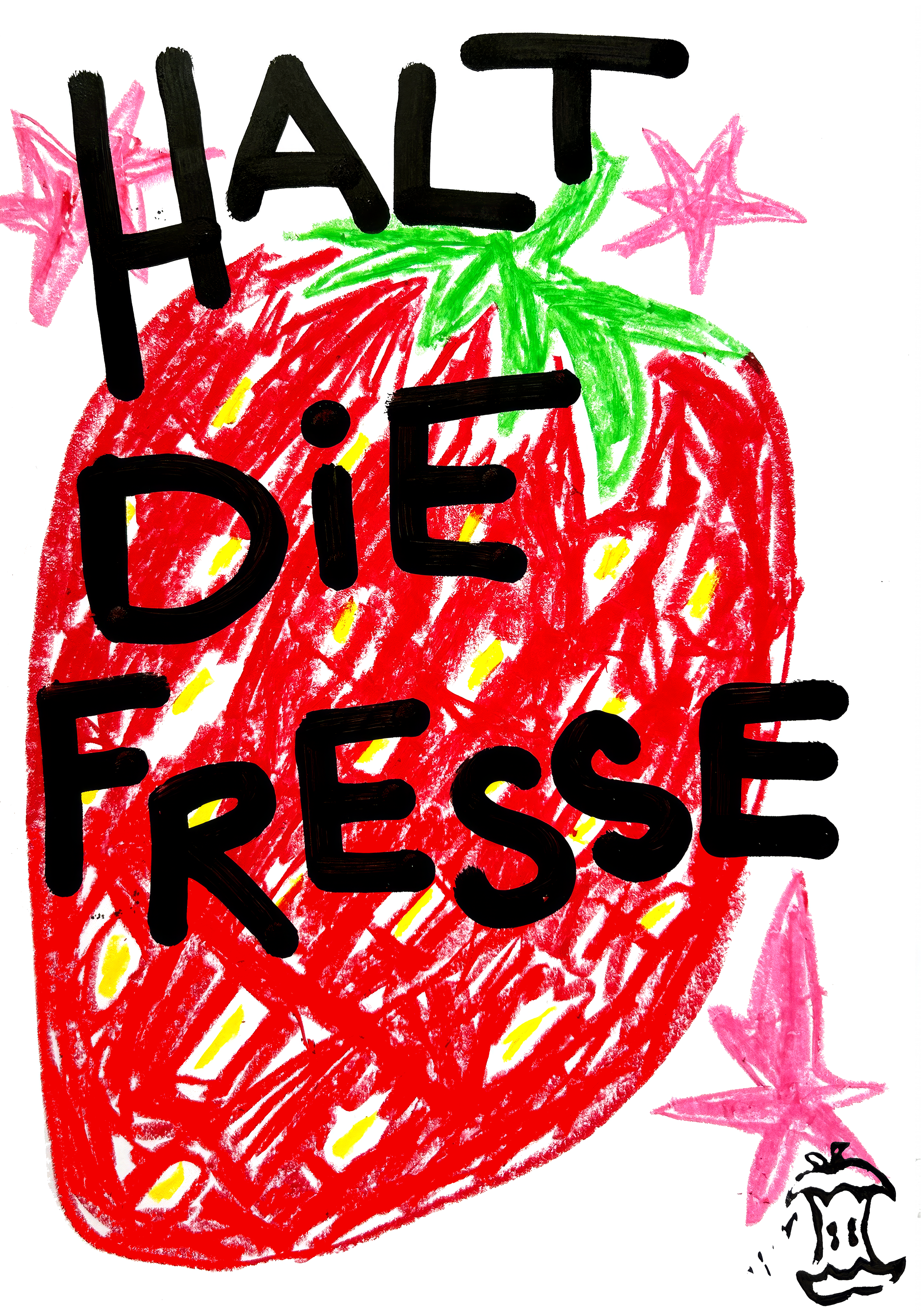 A3 Print Erdbeere